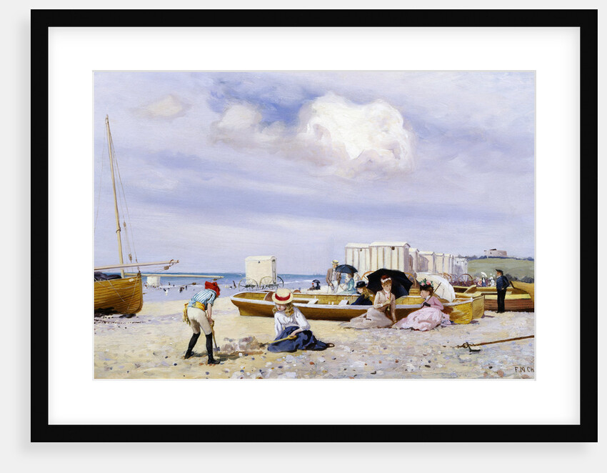 Wear Bay Beach, Folkestone by Frank M. Chase