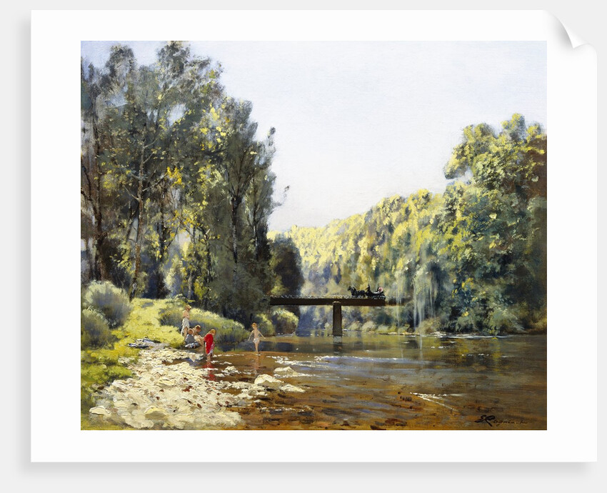 A Summer's Day on the River by Emile Cagniart