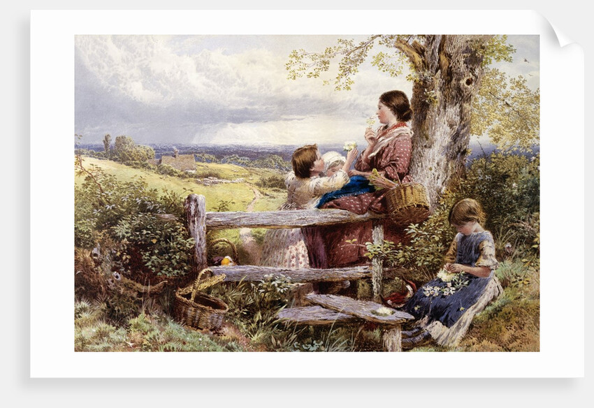 Spring Flowers by Myles Birket Foster