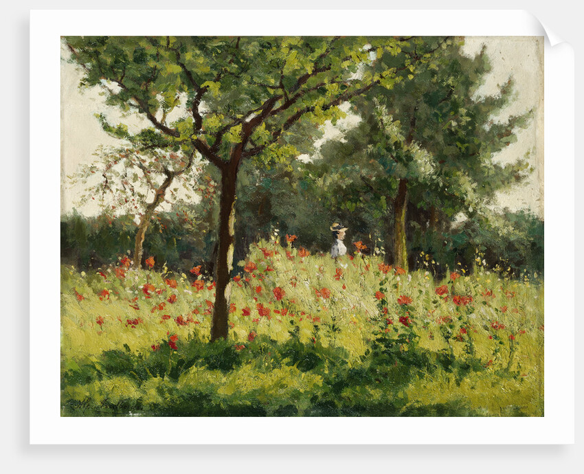 The Poppy Field by Alphonse Asselbergs