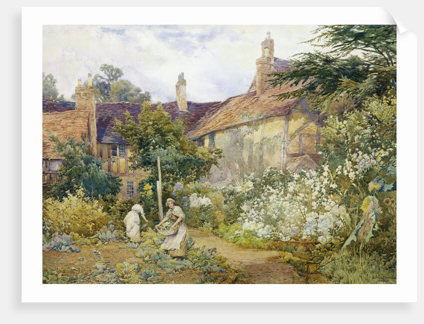 A Garden at Warwick by George Hodgson
