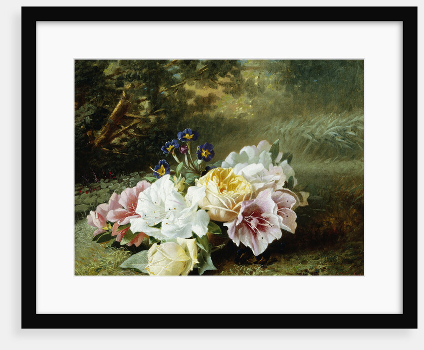 Still Life with Roses by C.F. Hurten