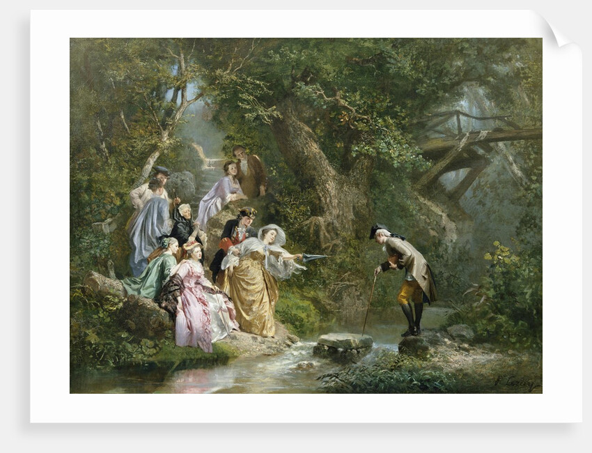 A Hazardous Crossing by Prudent Louis Leray