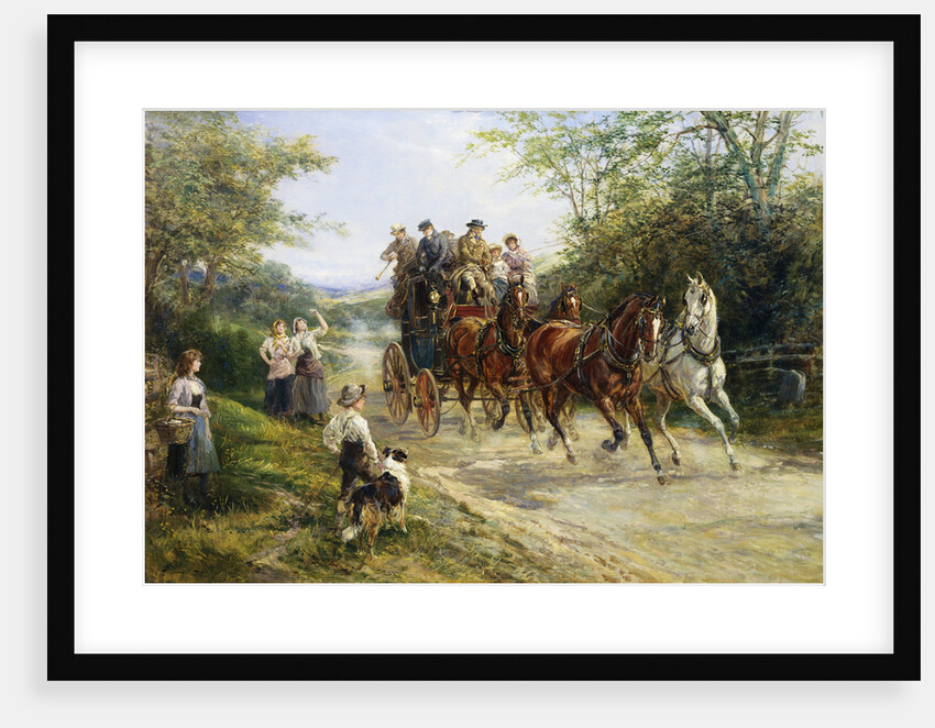 The London Coach by Heywood Hardy