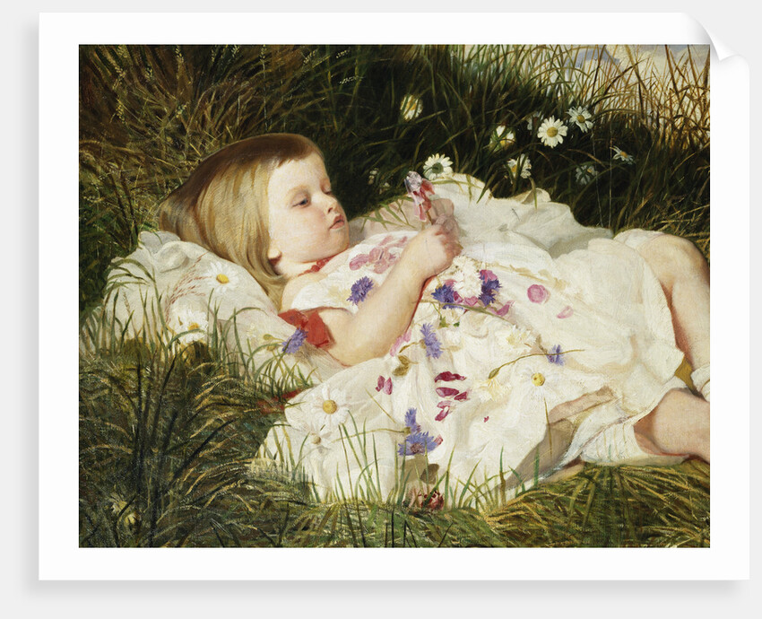 Picking Posies by William Blake Richmond