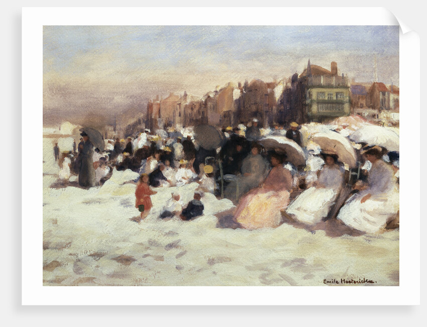 On the Sands by Emile Hoeterickx