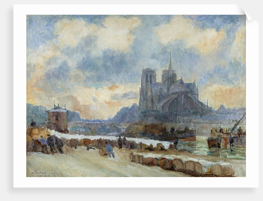 Notre Dame, Paris by Albert Lebourg