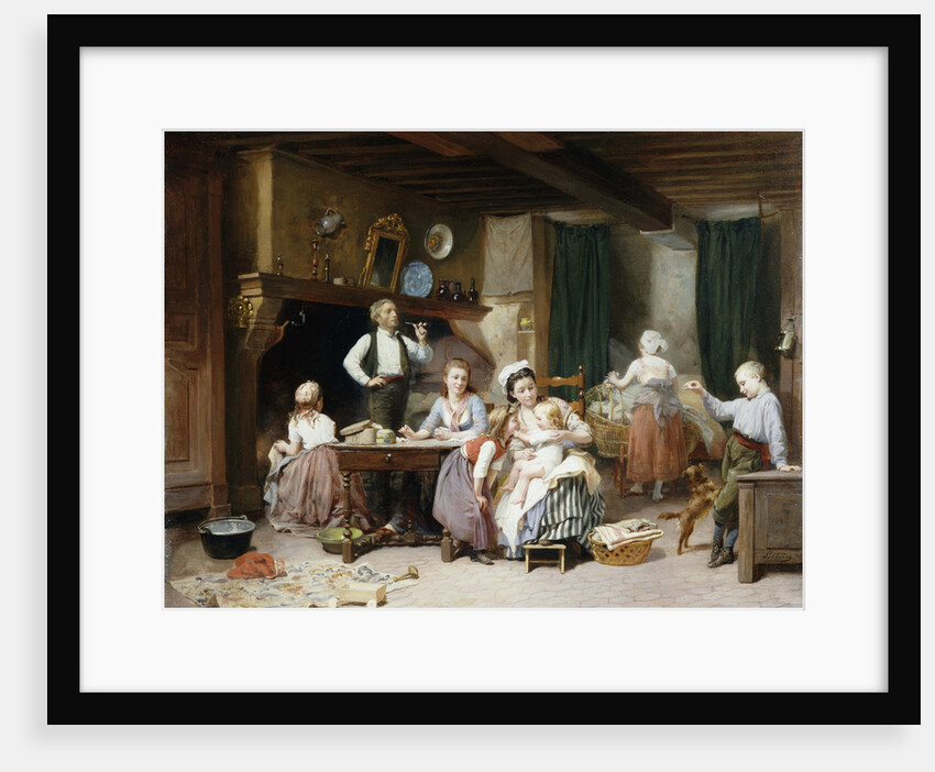 The Happy Family by Charles Auguste Romain Lobbedez