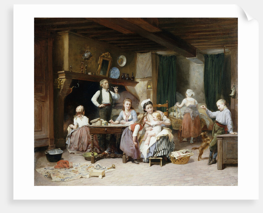 The Happy Family by Charles Auguste Romain Lobbedez