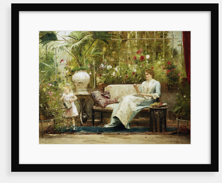 A Willing Helper by Mihaly Munkacsy