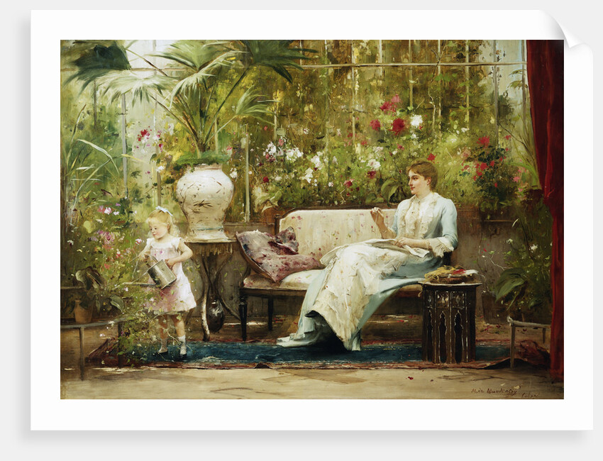 A Willing Helper by Mihaly Munkacsy