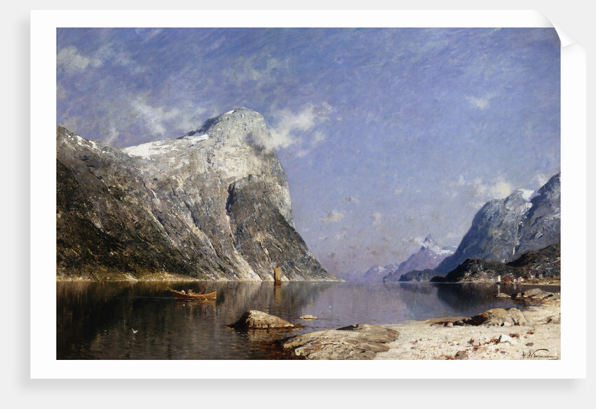 A Summer's Day on the Fjord by Adelsteen Normann