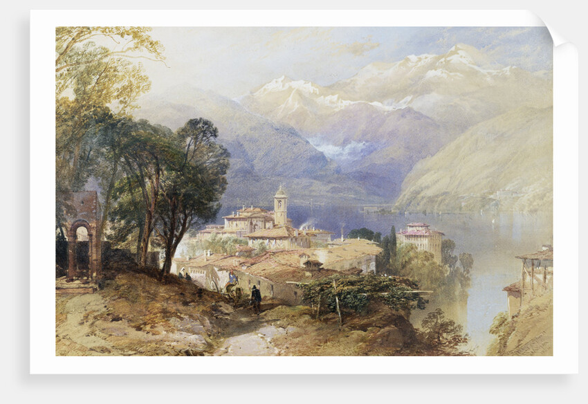 A View of Lake Como by Thomas Miles Richardson II