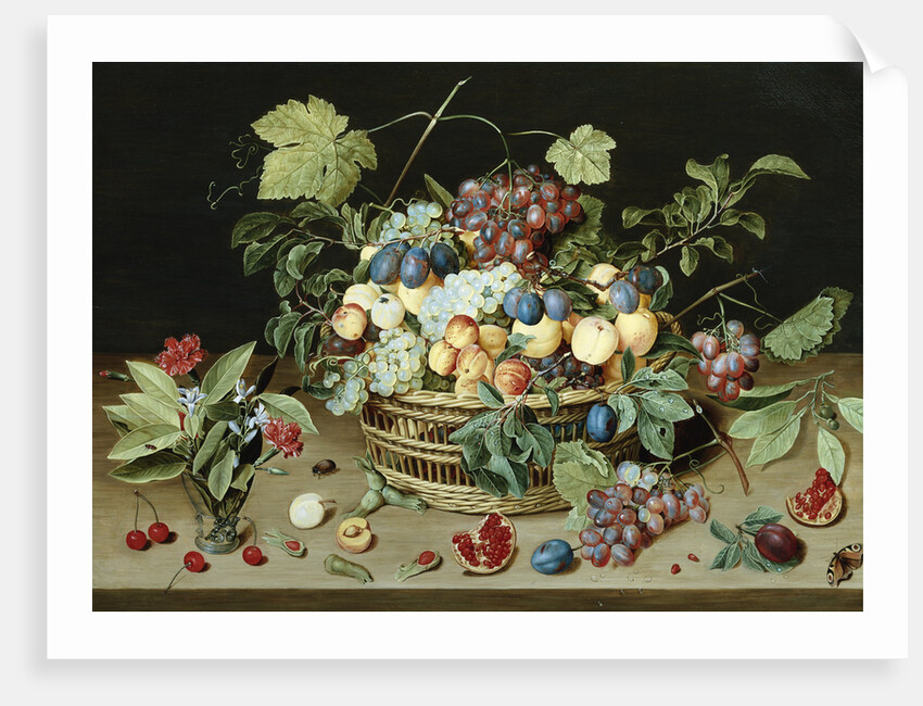 Still Life with a Basket of Fruit by Isaac Soreau