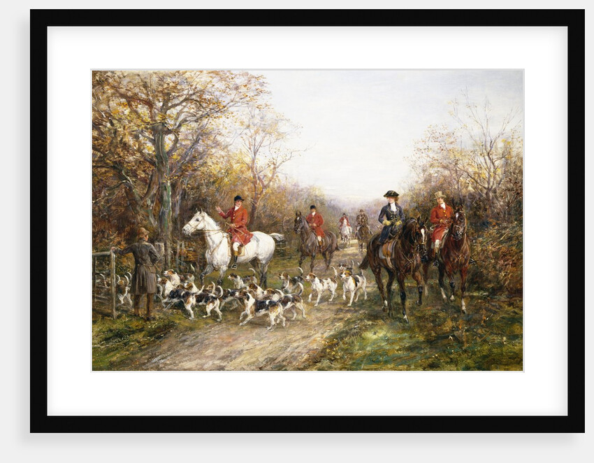 Going Through the Copse by Heywood Hardy