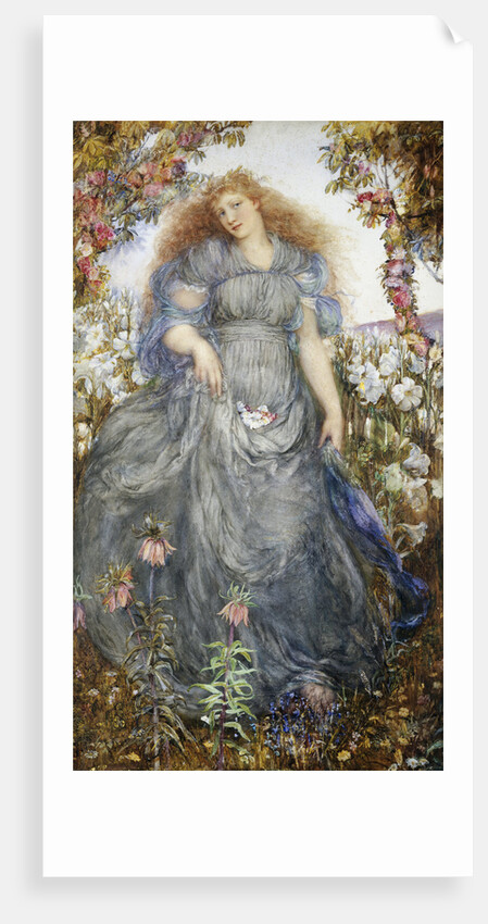 The Flower Maiden by Henry John Stock