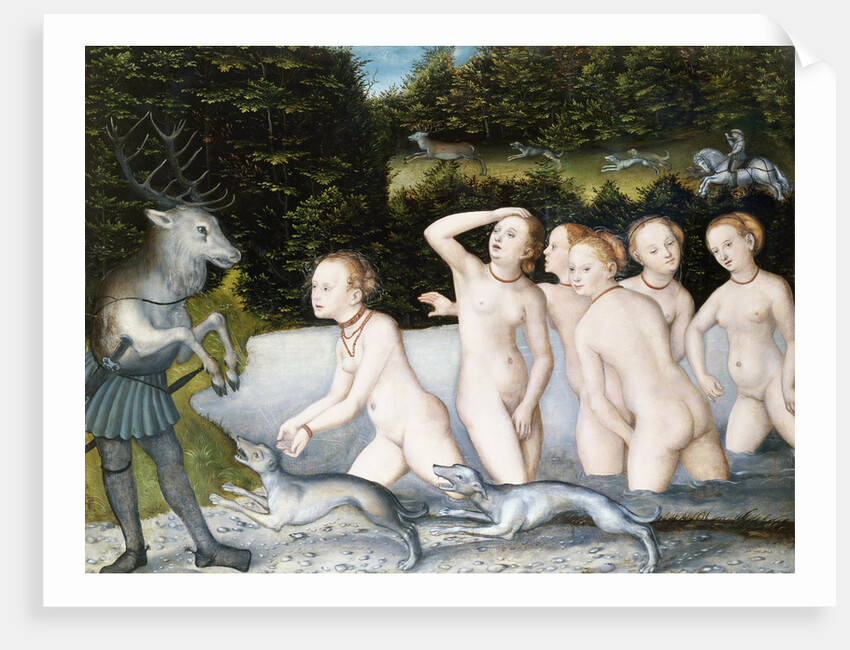 Diana and Actaeon by Lucas Cranach the Elder