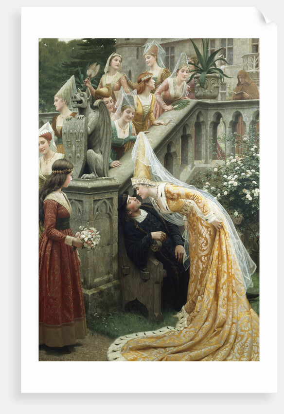 Alain Chartier by Edmund Blair Leighton