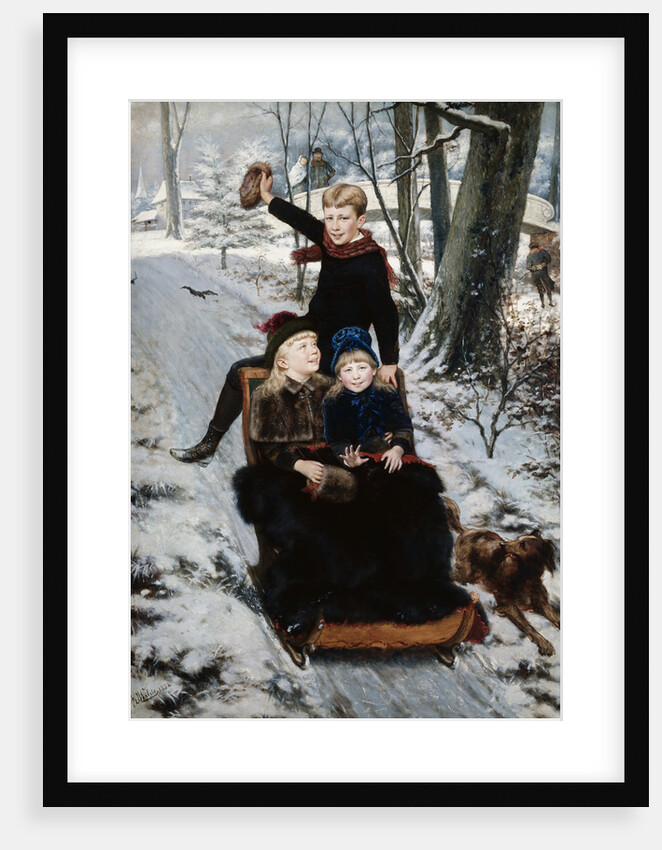 A Jolly Sleigh Ride by Frans de Wilde