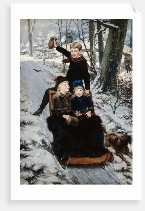 A Jolly Sleigh Ride by Frans de Wilde