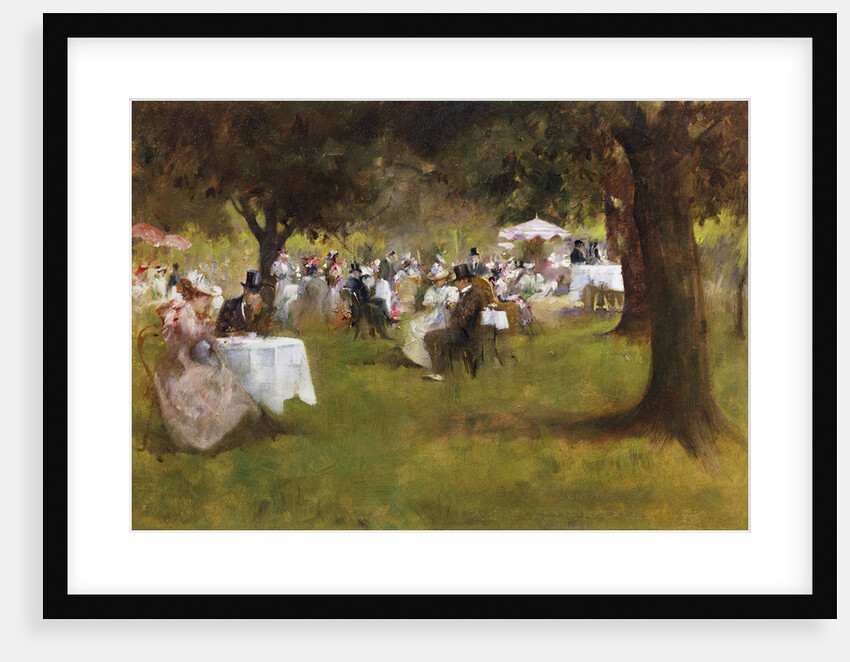 A Summer Garder Party by Albert Chevallier Tayler