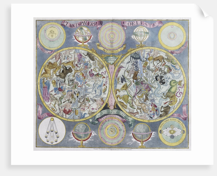 Planisphaerium Coeleste by Tobias Conrad Lotter