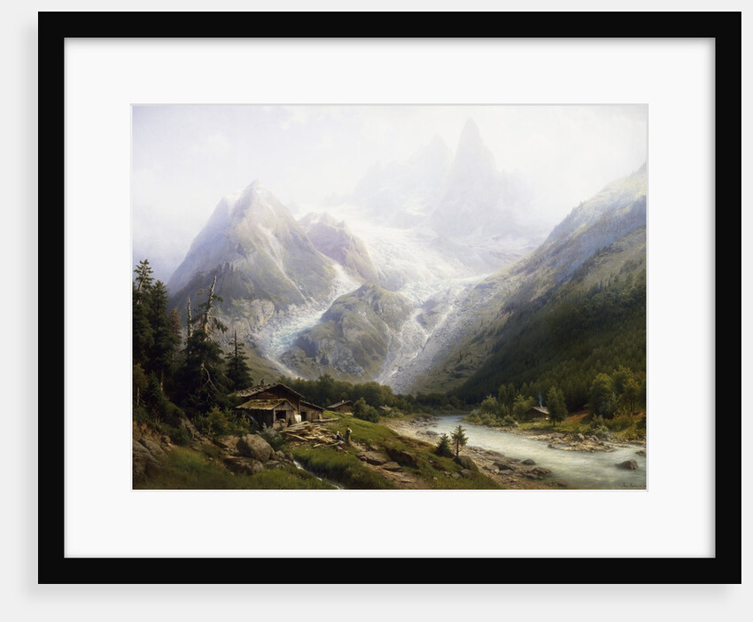 A View of Chamonix and Mont Blanc by Joseph Jansen