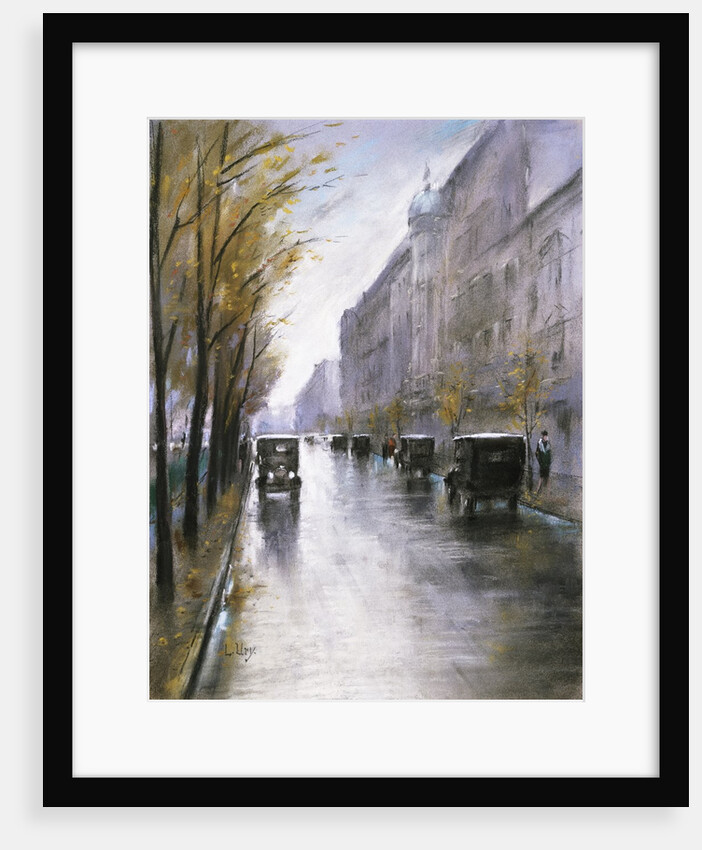 The Tiergartenstrasse, Berlin by Lesser Ury