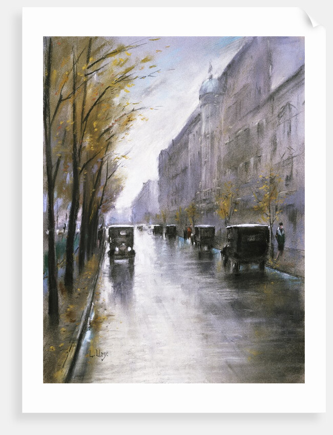 The Tiergartenstrasse, Berlin by Lesser Ury