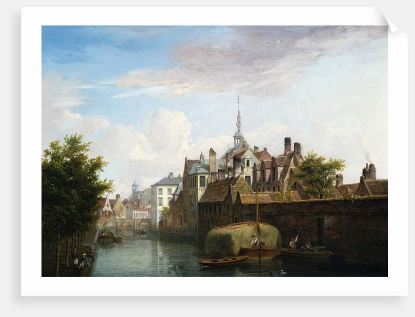A View of Ghent by Pierre Francois de Noter