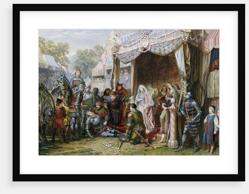 Lancelot Defeats Mador by J.E. Buckley
