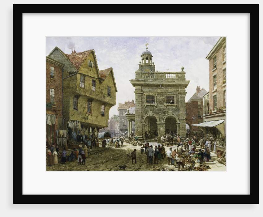 Ludlow Market by Louise Rayner