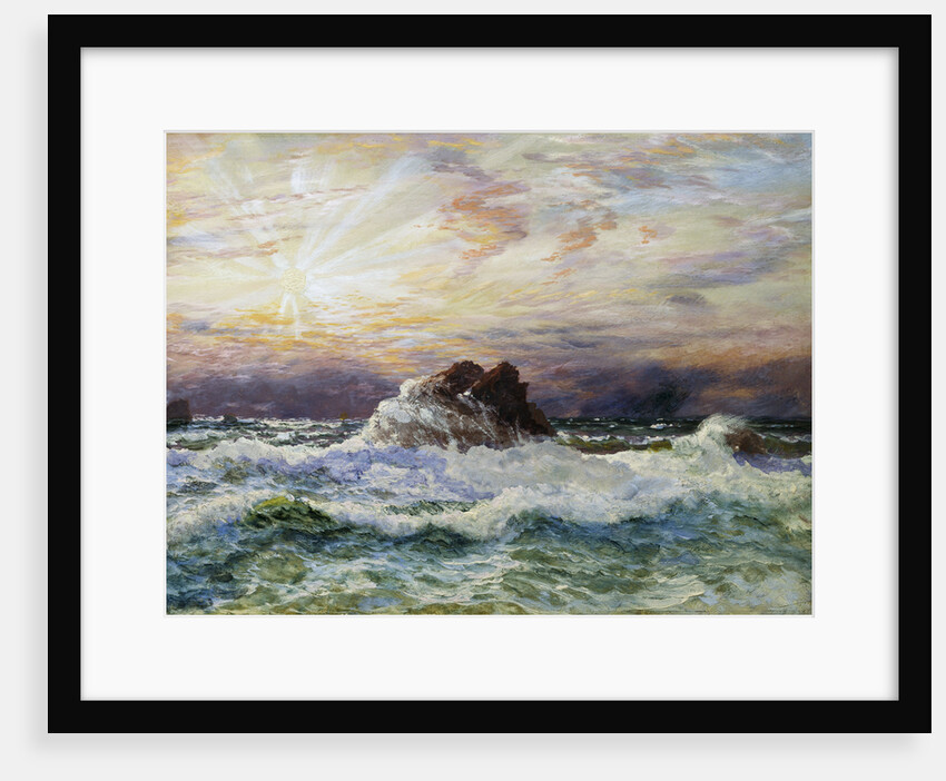 A Glorious Sunset by John Brett