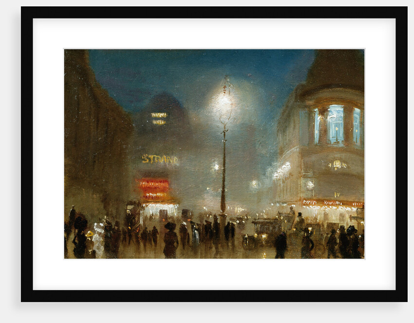 The Strand, London, at Theater Time by George Hyde-Pownall