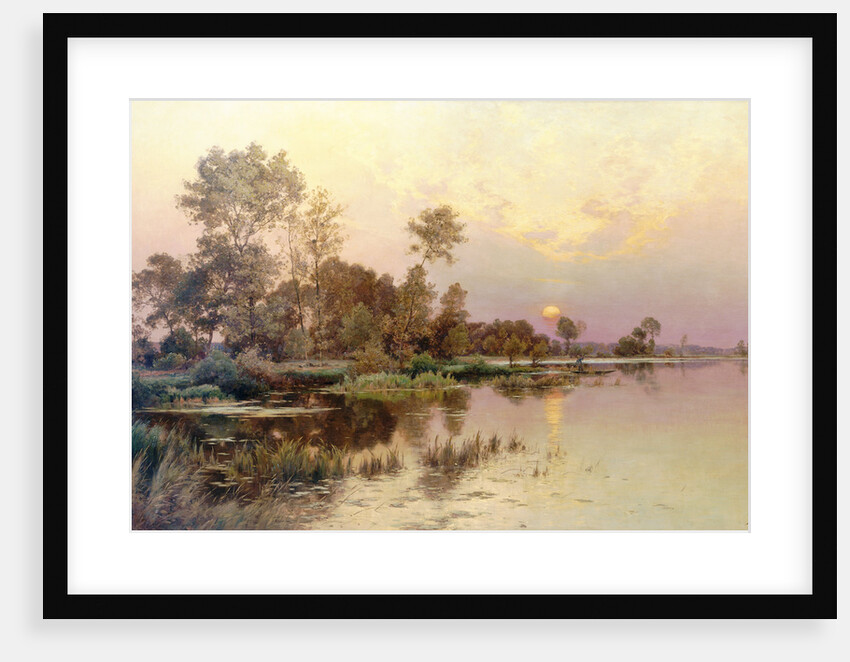 Hazy Sunshine (Sunset) by Albert Gabriel Rigolot