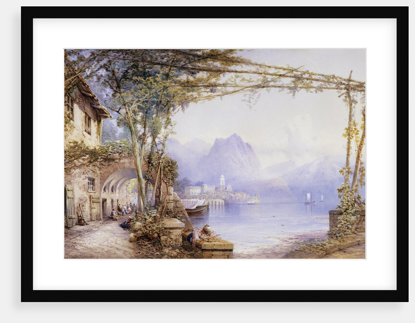 A View of Lake Como by Edward M. Richardson