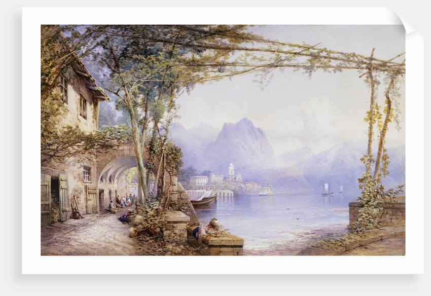 A View of Lake Como by Edward M. Richardson