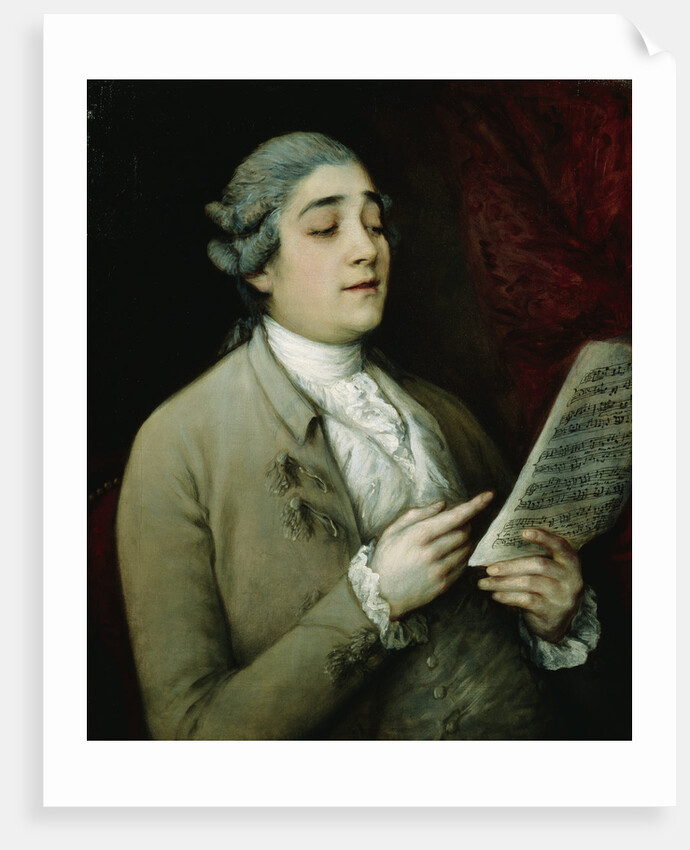 Portrait of the Singer Tenducci by Thomas Gainsborough