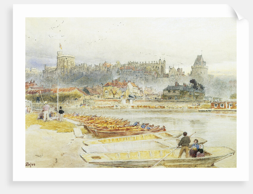 Punting at Windsor by Albert Goodwin