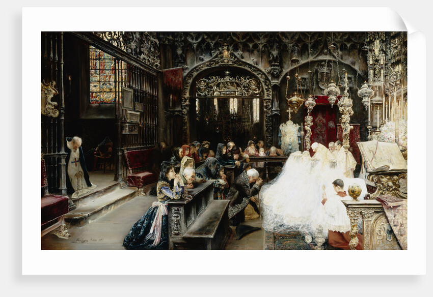 First Communion by Jose Gallegos y Arnosa