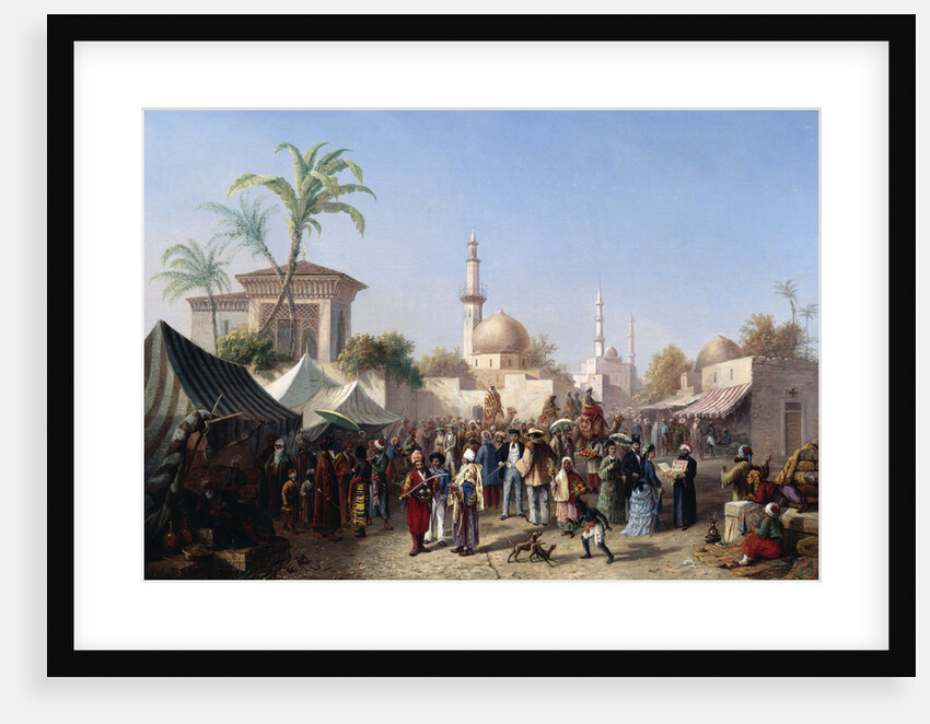 The Turkish Market by Rudolf von Alt