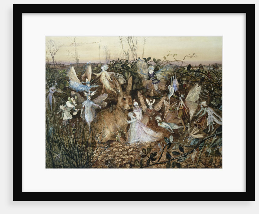 A Rabbit Among the Fairies by John Anster Fitzgerald