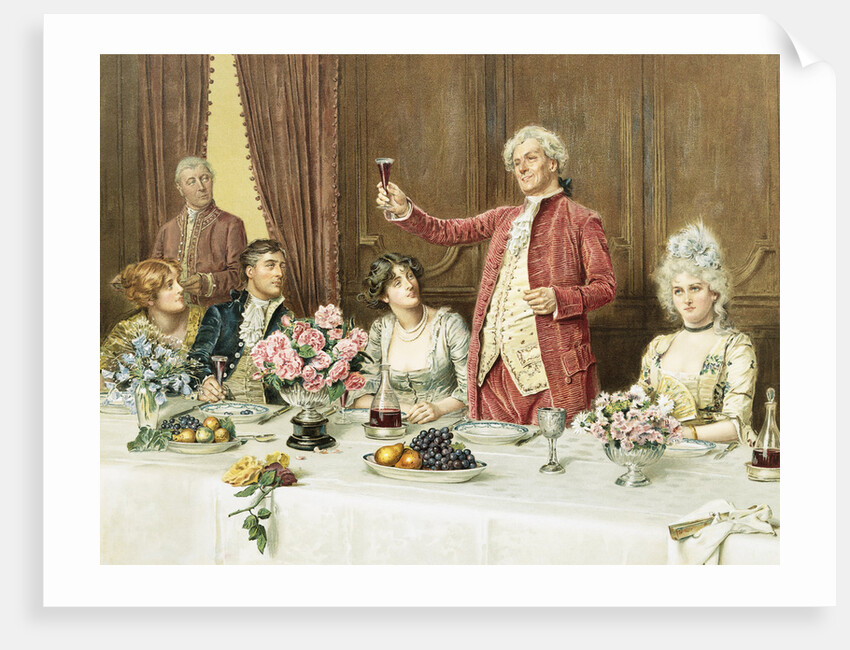The Toast by George Goodwin Kilburne