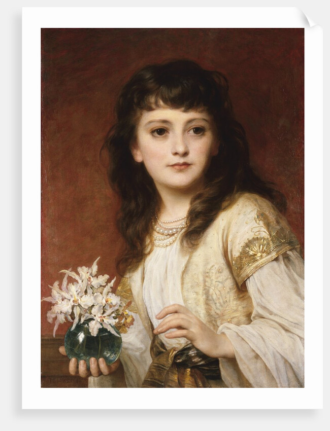 Portrait of a Girl by Sir Frank Dicksee