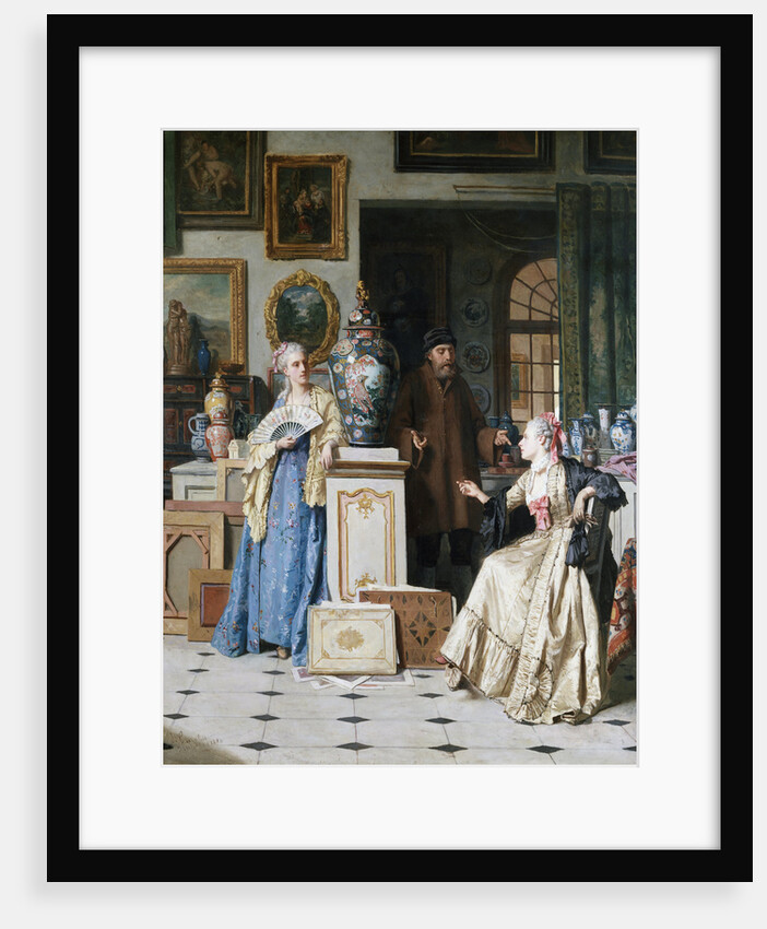 At the Art Dealer's Shop by Jean Carolus