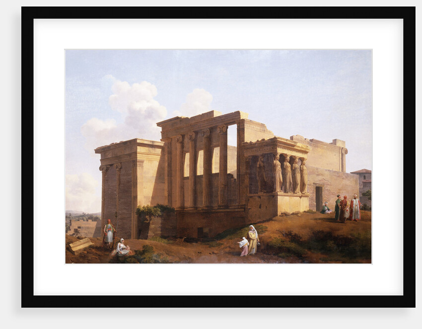 The Temple of Minerva, Athens, Greece by Landelot-Theodore Turpin de Crisse