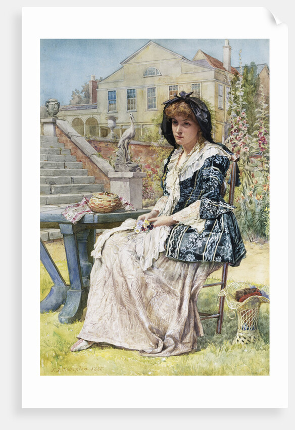 Pansies - That's for Thoughts by James Shaw Crompton