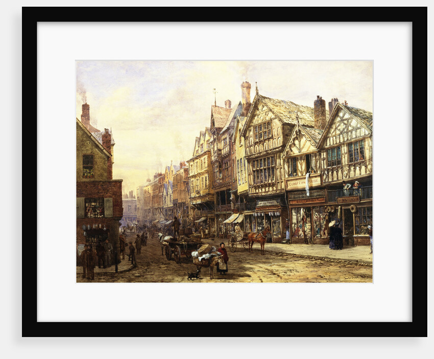 Bridge Street, Chester, England by Louise Rayner