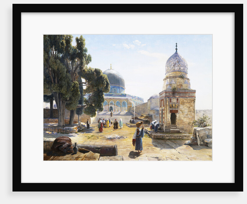 The Dome of the Rock, Jerusalem, Israel by Gustav Bauernfeind