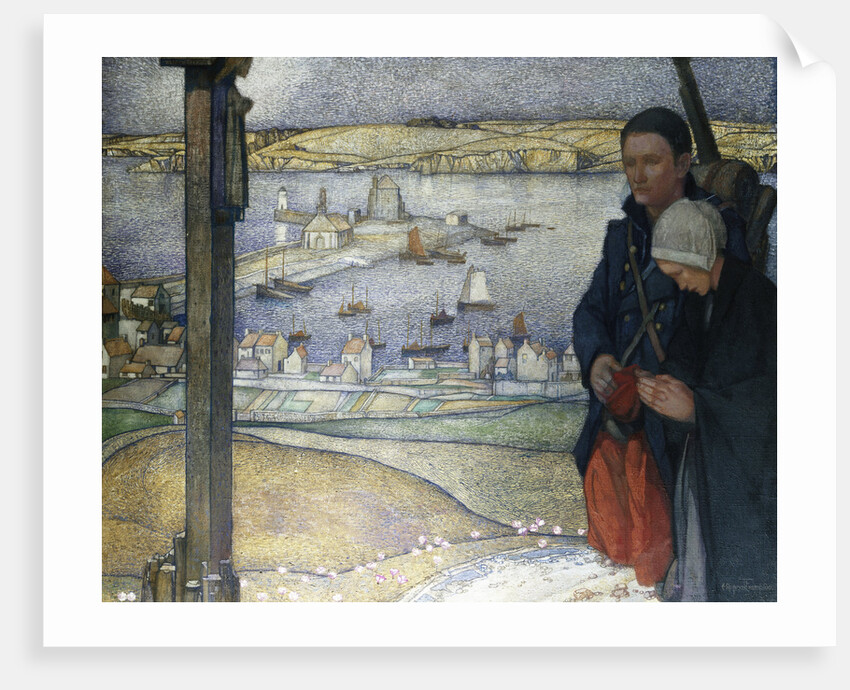 Brittany, France, 1914 by Edward Reginald Frampton